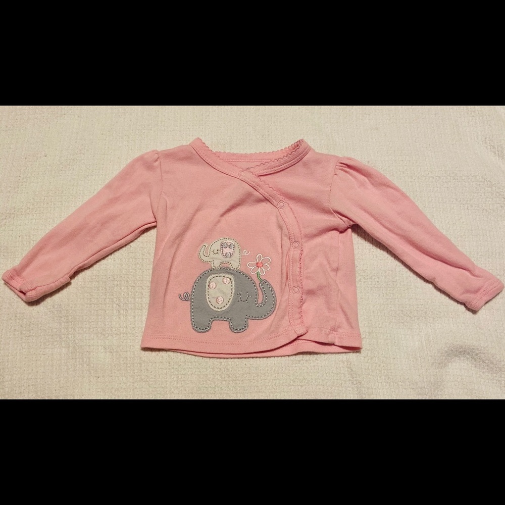 Pink elephant shirt